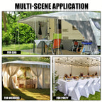This Kit Includes 12pcs of Fittings Designed for an 8-Leg Style Canopy Frame, Suitable for Low Peak Shed Structures. It Is a Metal Garage Kit Intended for Use with 1 3/8-Inch Top Rails