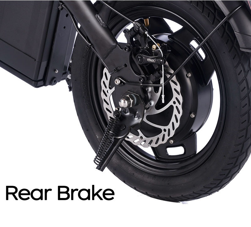 14 Inch Foldable Electric Bicycle,, 330 Pound Load-bearing Capacity, Max Speed Of 19MPH, 48V Lithium Battery, Range Of Approximately 18-28 Miles, Portable Folding Design, Outdoor Cycling Exercise, Urban Commuting Travel, Adult Gifts