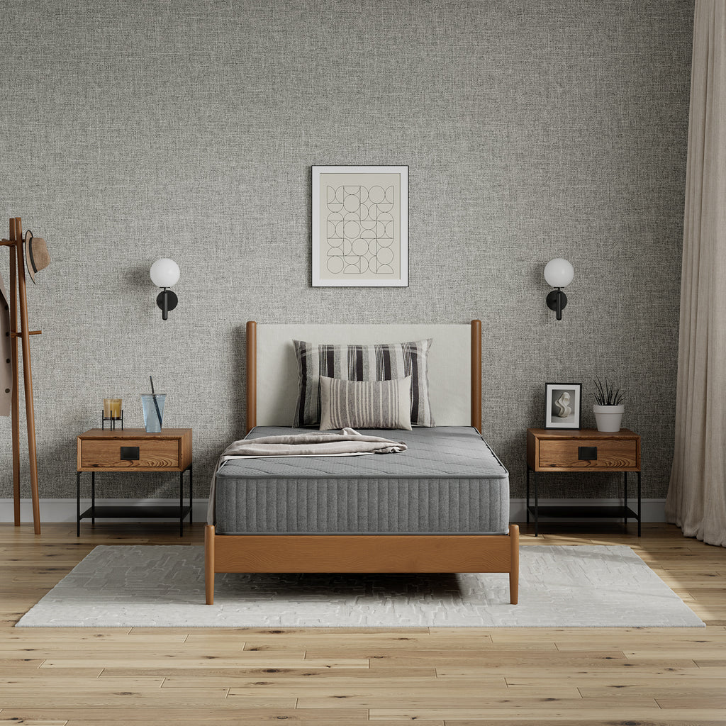 SweetNight 6/8/10/12/14 inch Memory Foam Hybrid Mattress With Pocket Springs, Twin Xl, Full, Queen, King, Sizes In A Box, Medium Firm, Mattresses For Support Comfort, Fiberglass-Free