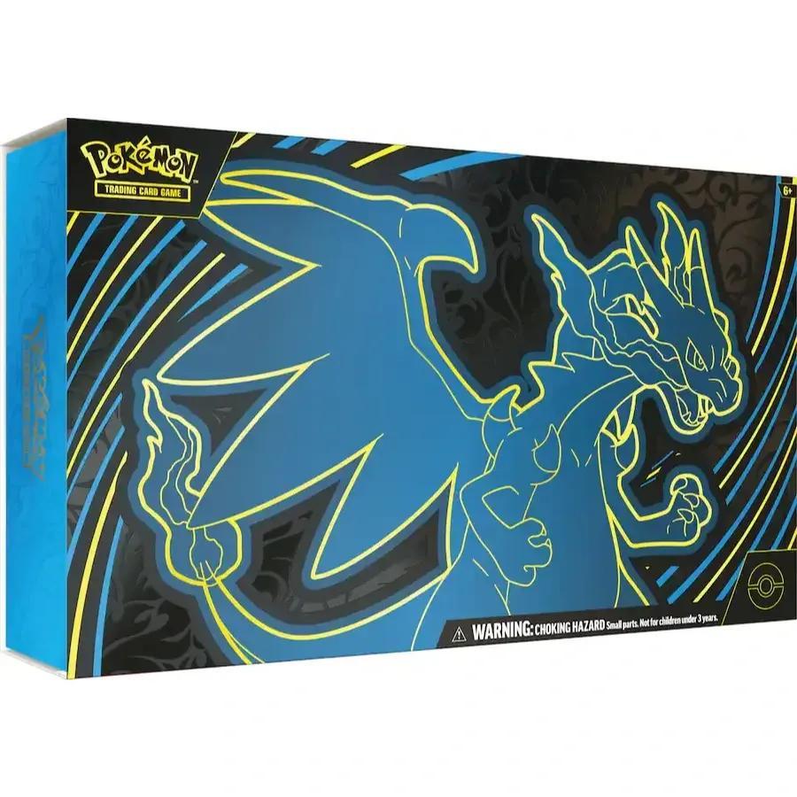 Pokémon TCG: Mega Charizard X ex Ultra-Premium Collection Box – 18 Booster Packs, 2 Foil Promos, Playmat, Deck Box & More