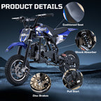 40cc Gas Powered Minibike, 4-Stroke, 20 Mph, 160 lbs Maximum Load, Ideal for Off-Road and Trail Riding, DB001 sports & outdoor play motorcycle