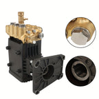 4400 PSI 4 GPM Heavy-Duty Pressure Washer Pump, 1" Horizontal Shaft, Replacement Power Washer Pump for Concrete, Roads, Parking Lots, Construction Sites, Building Exteriors & Industrial Surfaces