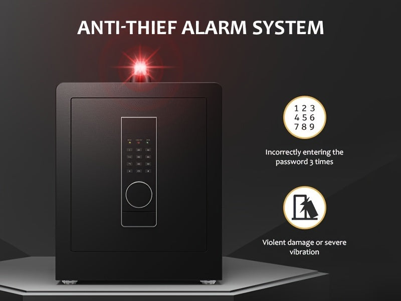 Large Home Safe Heavy Duty Fireproof Safe Box for Home Use with Removable Lock Box And Key Combination Lock, Anti-Theft Digital Safe Box for Home Office Business