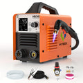 HITBOX HBC45II Plasma Cutter 110V/230V, 1/2" Clean Cut & 3/4" Max Cutting Non-Touch Pilot Arc Portable Metal Cutting Machine with LED Display & IGBT Inverter Updated Version for /Stainless/Galvanized & Auto Repair with Consumable Set