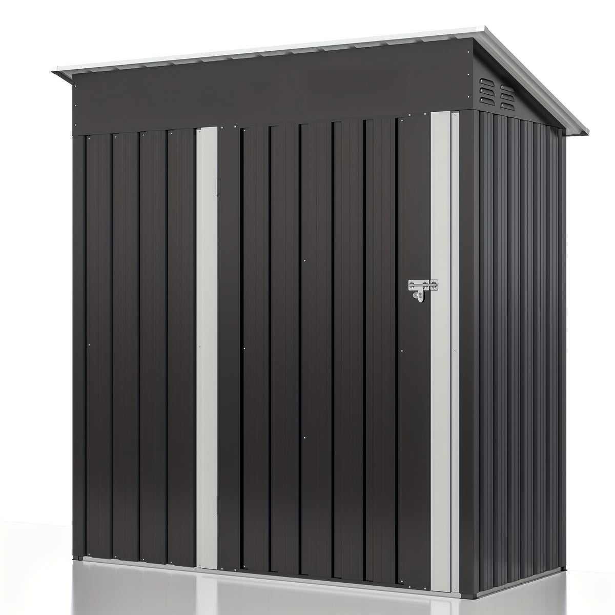 Outdoor Storage Shed, Metal Shed with Updated Frame Structure And Lockable Doors, Large Shed Upgrade Height Ideal for Garden, Backyard, Patio Utility And Tool Storage