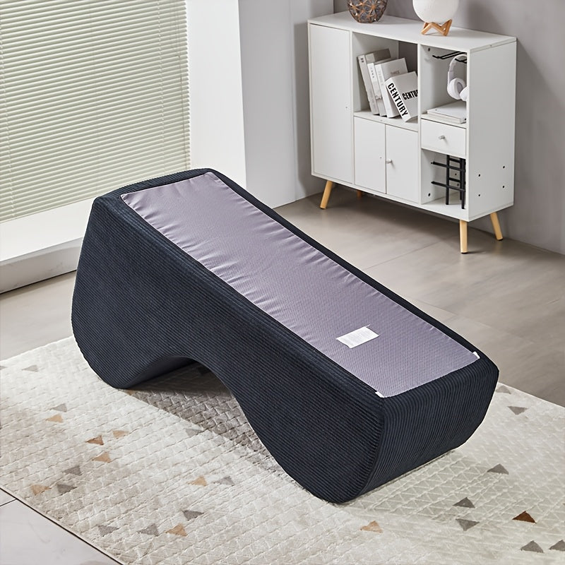 Ergonomically Designed Yoga Lounger Chair for Adults, Featuring a Corduroy Cushioned Sponge And a Non-Slip Base, Suitable for Indoor And Outdoor Use in Bedrooms And Living Rooms, Complete with a Cushion Pillow