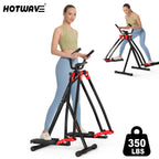 This Walking Fitness Machine Is A Home Aerobic Cross-training Glider That Exercises Your Legs, Waist, Abdomen, And Back. Get Rid Of Large Treadmills! This Foldable Elliptical Trainer Is Suitable for Small Spaces And Has A Load Capacity Of 350 Pounds.