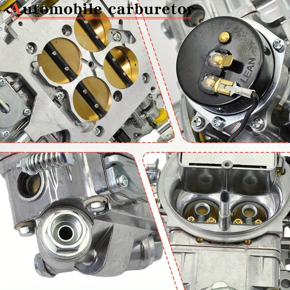 New 4-Barrel 650 CFM Brawler Double-Pumper Carburetor Electric Choke BR-67255 (With Cleaning Brush)