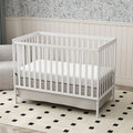 Goldzone Crib 5in 1 Convertible, Wooden Newborn Essentials Convertible to Toddler Bed, Sofa Bed and Full Size Bed, Baby Cribs with 4 Adjustable Bases for Nursery Decor, Baby Stuff Clearance, Item Weight: 37lbs, Maximum Weight Recommendation: 50lbs