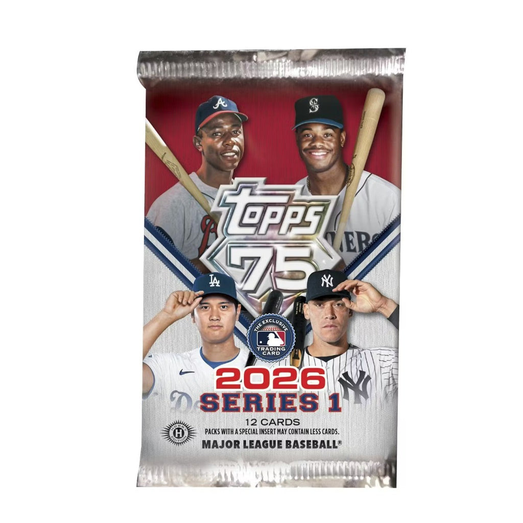 2026 Bowman Baseball Trading Card Factory Sealed Mega Box +2026 Topps Series 1 Baseball Hobby Pack Bundle Pack