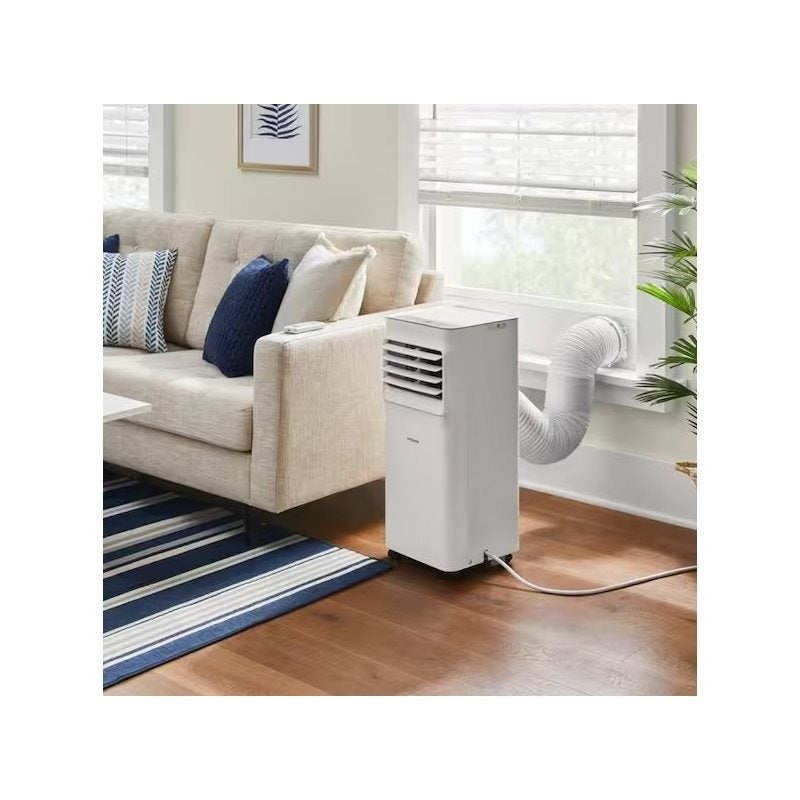 Vissani 115-Volt 3-in-1 Portable Air Conditioner Unit Cools 150 sq. ft., with Remote in White