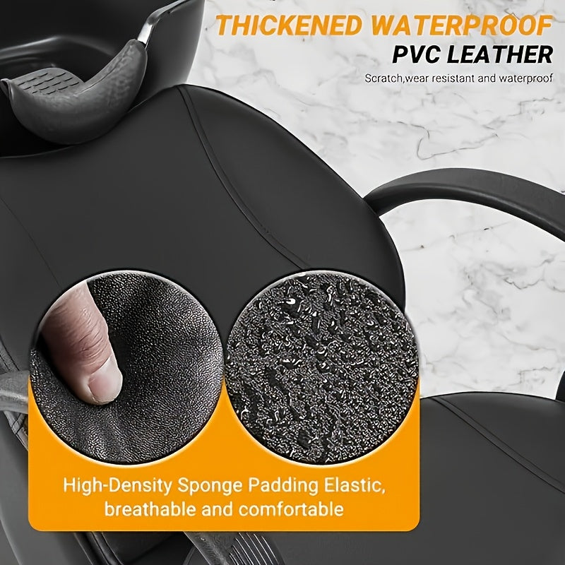 Professional Salon SPA Shampoo Bed, Equipped with Adjustable Seat, ABS Plastic Shampoo Basin and Independent Footrest, Elegant and Practical Design, Specially Designed for Beauty Salons, Suitable for Barber Shops, Home Massage Chairs, Massage Chair C