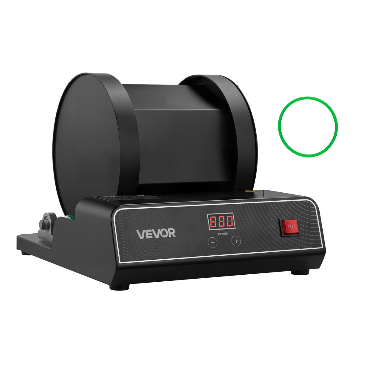 VEVOR Rock Tumbler Kit, 17 lbs Rock Polishing Kit, 2-Speed Stone Polishing Kit with 240-Hour Polishing Timer, Rock Polisher with Belt-Driven Brushless Motor, Rock Polisher for Adults