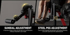 Leg Extension And Curl Machine, Lower Body Special Leg Machine, Leg Rotary Extension for Thigh, Adjustable Leg Exercise Bench with Plate Loaded