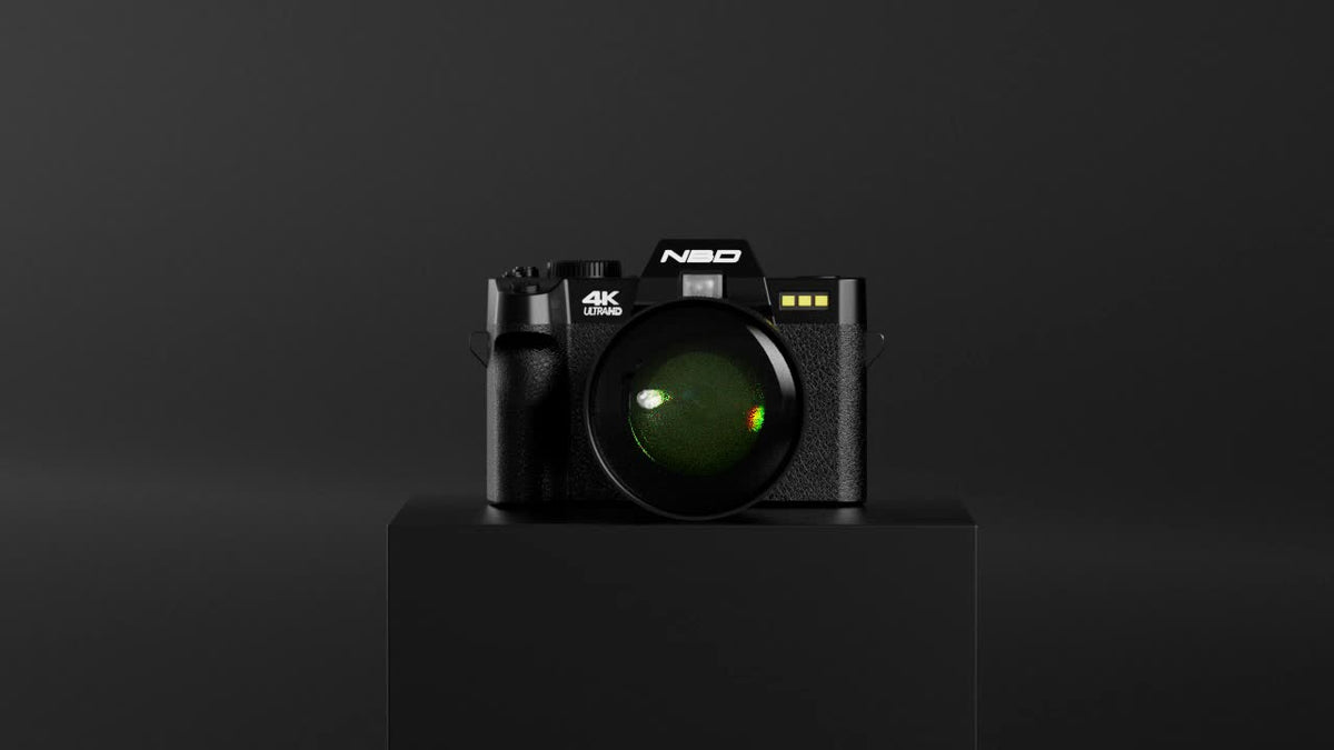 G-Anica Digital Camera, 48MP Cameras for Photography with Wifi And App Control, 4K Vlogging Camera, Compact Camera, Perfect for Entry-Level Users And Beginners with Macro And Wide Lens - 32GB Card