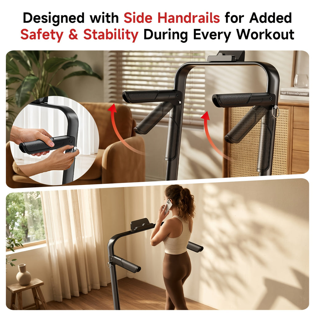 Walking Pad with 13% Incline, 6.3MPH Treadmill for Home Use with Incline, LED Display, 2.5 HP Quiet Small Walking Machine for Home And Office, Maximum User Weight 300Lbs, Suitable for Gift-Giving During Festivals, Without Battery