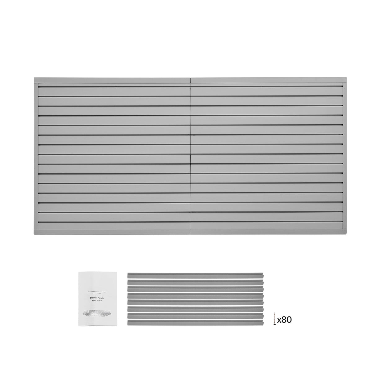 Slatwall Panels by VEVOR for Garage and Workshop Tool Storage, 8 x 4 ft Modular Layout System