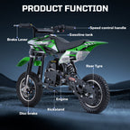 40cc Gas Powered Minibike, 4-Stroke, 20 Mph, 160 lbs Maximum Load, Ideal for Off-Road and Trail Riding, DB001 sports & outdoor play motorcycle