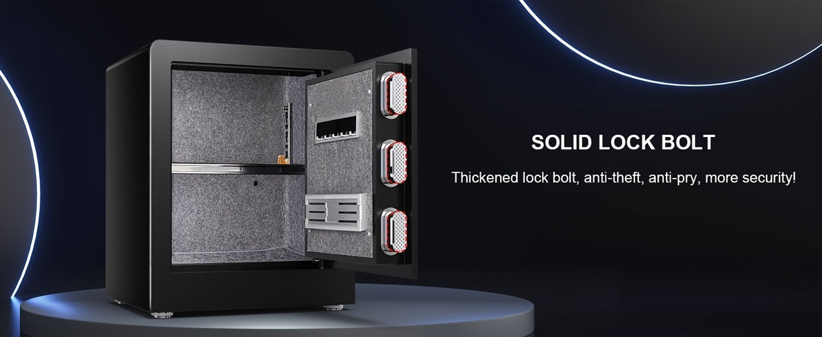 Large Home Safe Heavy Duty Fireproof Safe Box for Home Use with Removable Lock Box And Key Combination Lock, Anti-Theft Digital Safe Box for Home Office Business