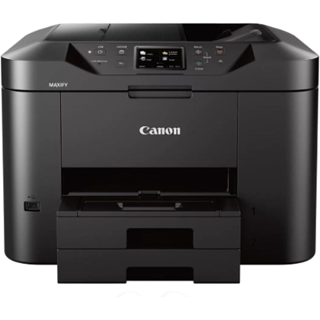 Canon MAXIFY MB2720 Wireless Color Photo Printer with Scanner, Copier and Fax Bundle with Deco Essentials Printer eBook + High-Speed 6FT USB 2.0 Printer Cable