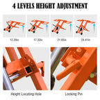 Sturdy 500 Lbs Capacity Lawn Mower Lift Jack - with Hydraulic Jack · Riding Mower Lift Foldable Design | for Zero Turn Mower Lift and Garden Tractors - for Mower Maintenance or Repair