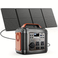 SBAOH 300W Power Station W/100W PD Fast Charging, 13 Outlets, Digital Display, 150W 155Wh, 296Wh Solar Generator Lithium-ion Battery for Travel Solar Lights, Camping Tents, Emergency Home Use, CPAP, Fans, Gifts, 60W Solar Panel Is Opt.