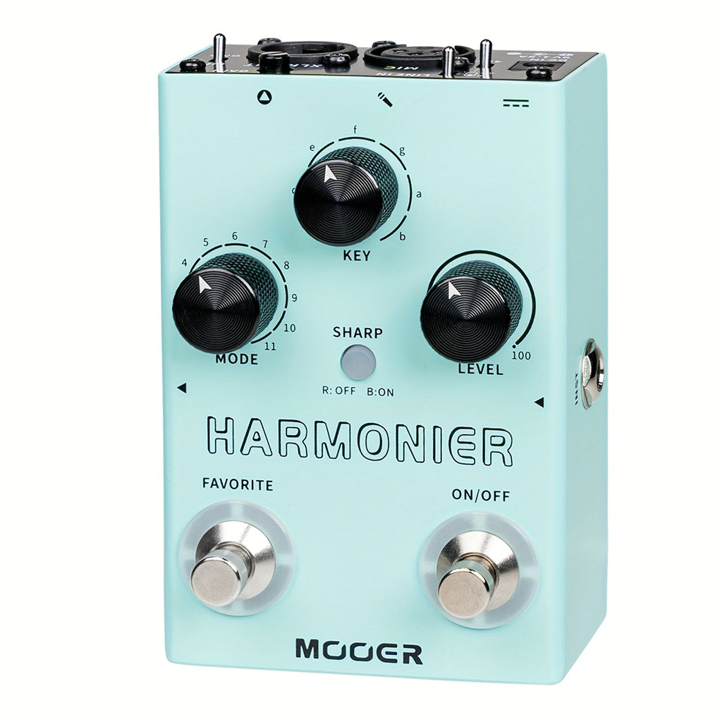 MOOER Autuner Vocal Effects Processor Is a Voice Pedal Designed for Pitch Correction, Reverb, And Delay, Suitable for Guitarists, Live Performances, And Streaming