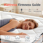 10/12 Inch Full Queen Size Memory Foam Mattress | Ergonomically Designed, Medium Firm Hybrid Mattress Featuring Pocket Springs, Grey Quilted Cover, Fire-Resistant