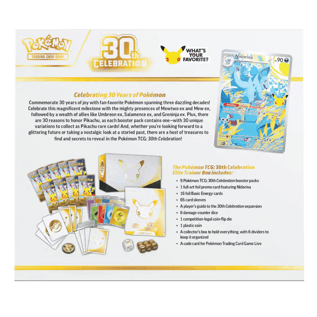 Pokémon - Trading Card Game: 30th Celebration Elite Trainer Box