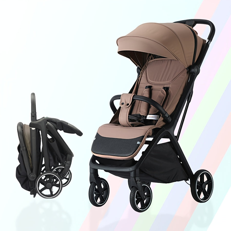 Baby Stroller, Lightweight And Foldable, Can Sit Or Lie Down, Available in All Seasons, a Must-Have for Spring Trips