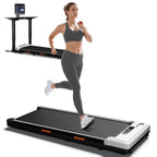Incline Walking Pad Treadmill with LED Display for Home and Office Walking, Jogging or Running