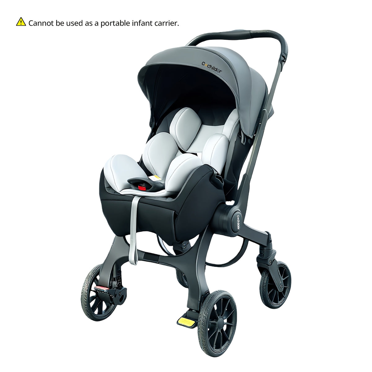 Travel Baby Stroller, Foldable and Bidirectional, Adjustable Sunshade Roof, Metal Frame and Comfortable Fabric- Multiple Colors Available (Black/ Pink/ Green)