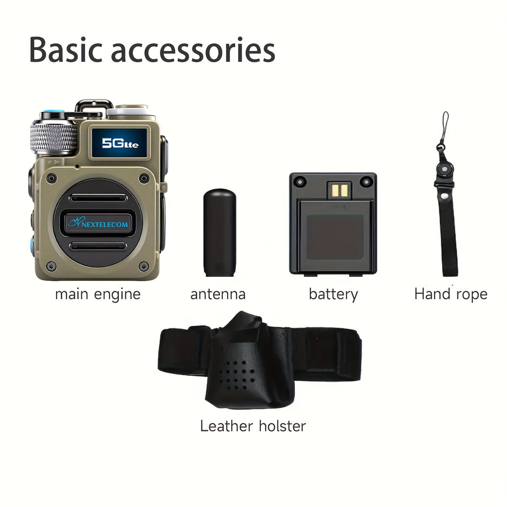 G6S 5000 Miles Long Range Walkie Talkies Two Way Radios Poc Intercom Long Distance Nationwide Shock Resistance Dust Proof Sim Activated No Monthly Charge For Truckers Adults Use Business Construction Workers Camping Hunting